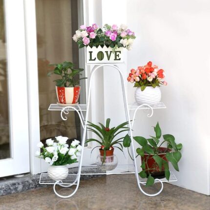 SHINEHANDICRAFTS Plant Stand Metal